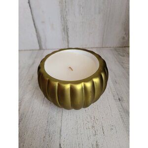 Green pumpkin candle holder fall Halloween‎ home decor